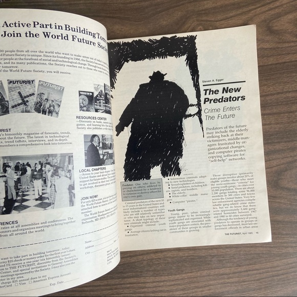 VINTAGE 1985 The Futurist Magazine - Picture 2 of 6